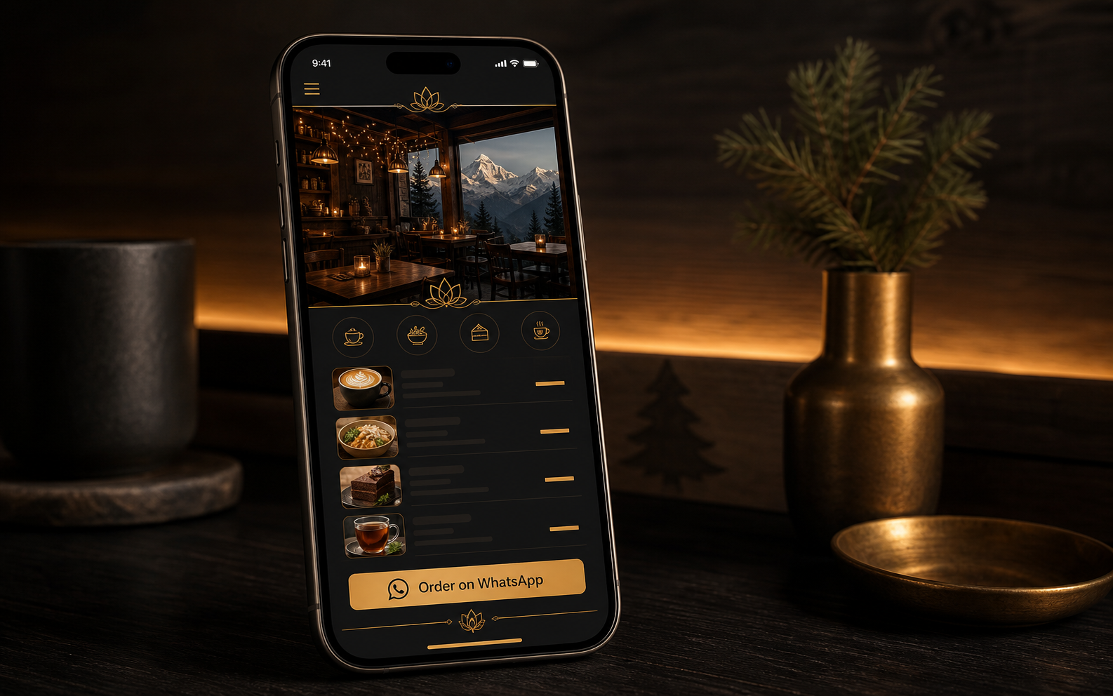 Mist & Pine Café — website demo